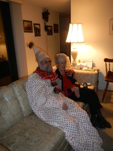 Clowning at 90th Birthday Party